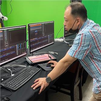 新竹縣教育研究發展暨網路中心-5G 新科技學習示範學校計畫-虛擬攝影棚